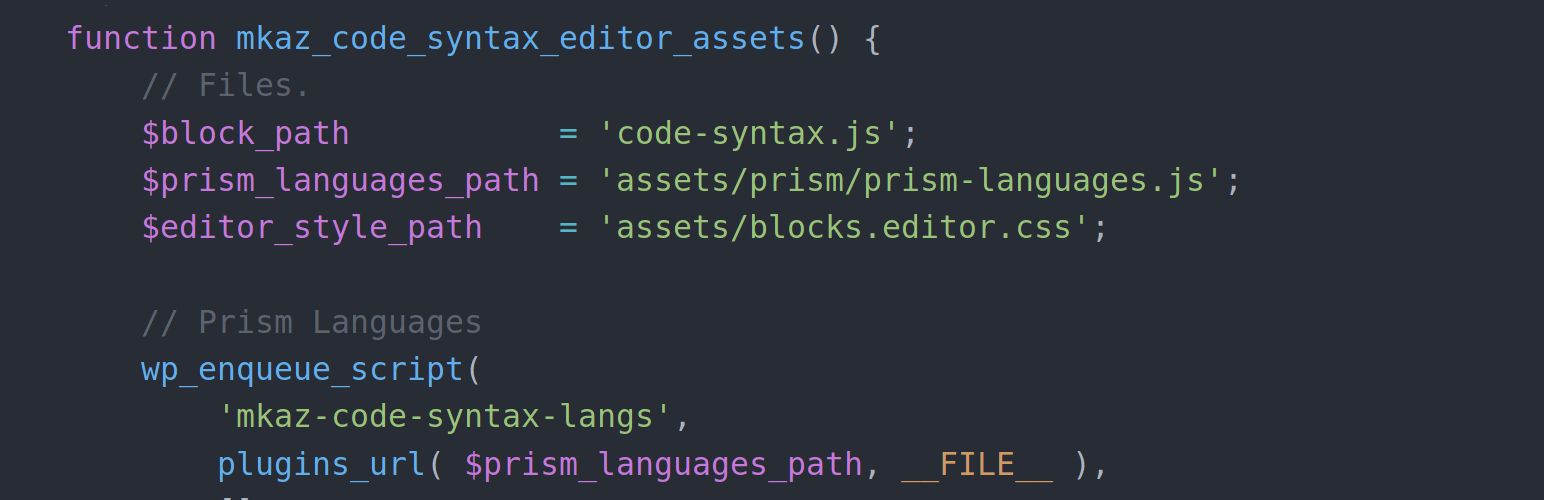 推荐一款 wordpress 代码高亮插件 Code Syntax Block