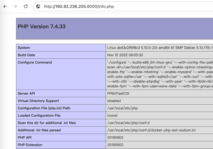 Docker 搭建 PHP 运行环境完整步骤 - 夏日阳光